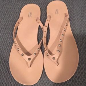 Saks Fifth Avenue Flip Flops